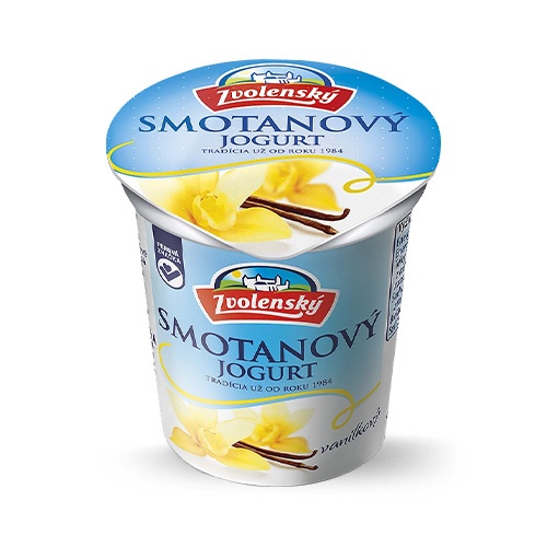 ZVOLENSKÝ smotanový jogurt vanilka 145g VÝPREDAJ 1