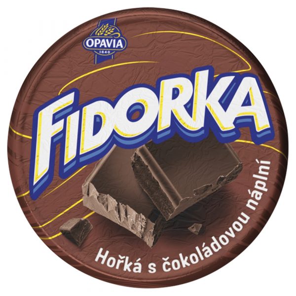 Opavia Fidorka Horká s čokoládovou náplňou 30g 1