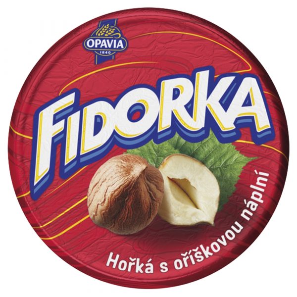 Opavia Fidorka Horká s orieškovou náplňou 30g 1