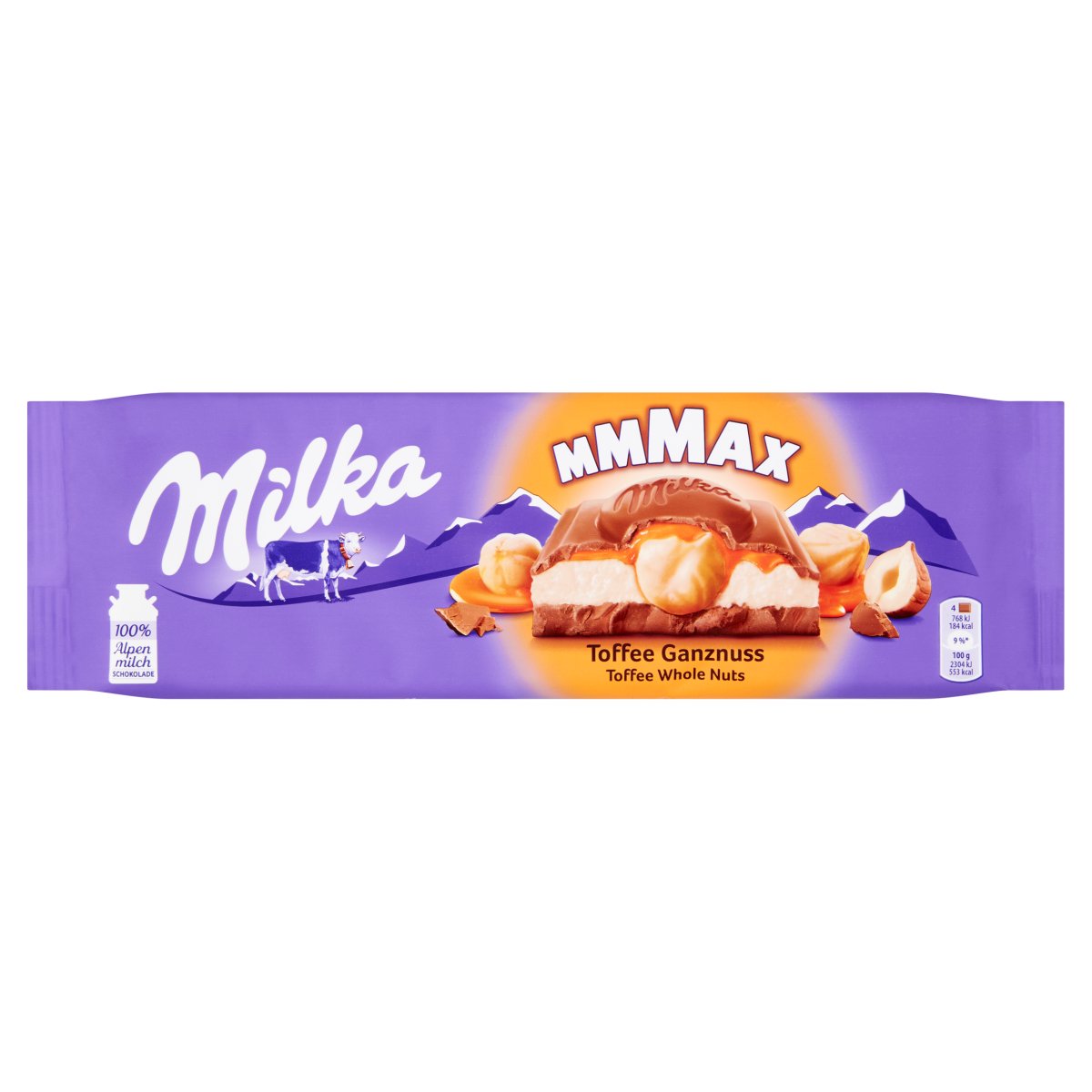 Milka Mmmax Toffee Whole Nuts,oriešky a karam.300g | Rozumieme ...