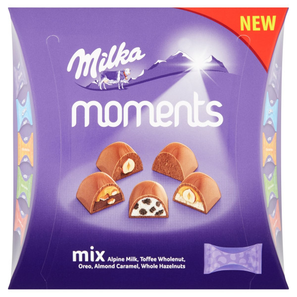 Milka Moments Assortment, mix prali. 97 g VÝPREDAJ 1