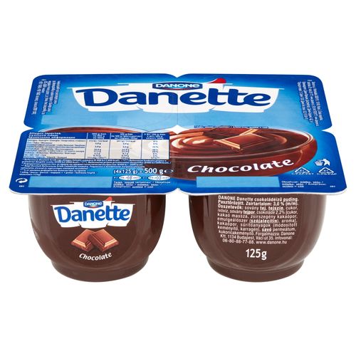 Danette dezert čokoláda DANONE 4x125g VÝPREDAJ 1