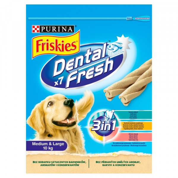 Friskies dog, Dental Fresh 3in1 Medium&Large 180g 1