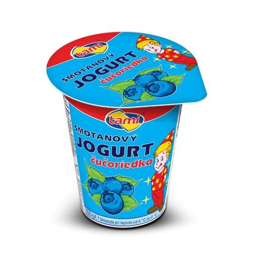 Jogurt čučoriedkový TAMI 150g VÝPREDAJ 1