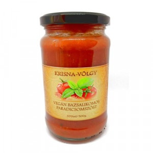 Vegan omáčka paradajka, bazalka 340g Krisna-völgy 7