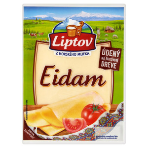 Syr Eidam údený 45% plátky 100g Liptov 8
