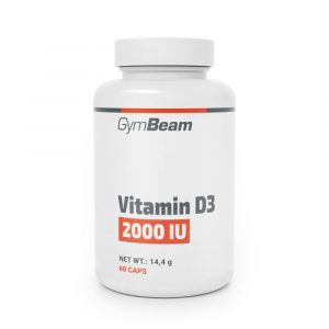 Vitamín D3 2000 IU 60 tab GymBeam 11