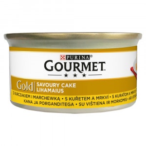GOURMET Gold Savoury Cake s kuraťom a mrkvou 85 g 4