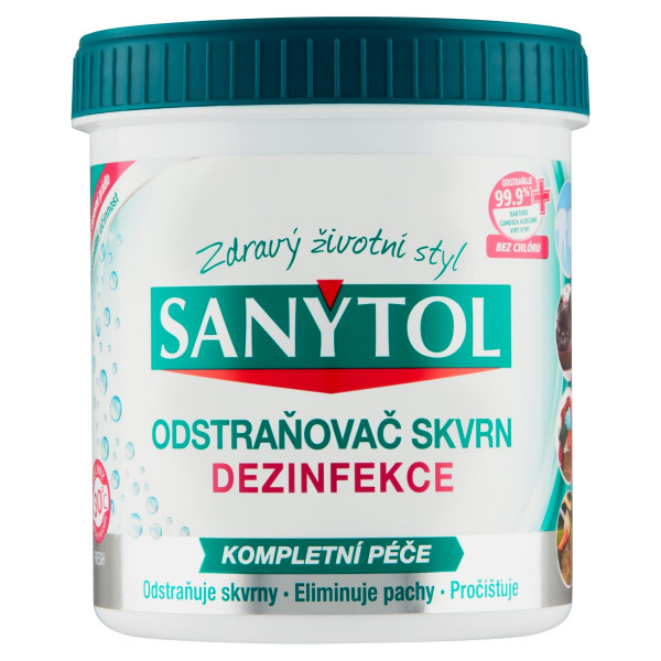 Sanytol Dezinfekcia odstraňovač škvŕn 450 g 1