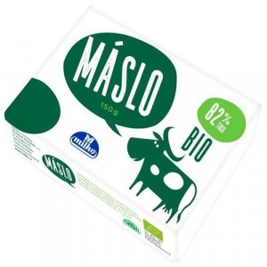 BIO Maslo MILKO 82% 150g VÝPREDAJ 22 BIO Maslo MILKO 82% 150g VÝPREDAJ 22