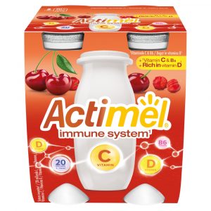 Jogurtový nápoj Actimel čerešňa acerola 4x100g Danone VÝPREDAJ 18