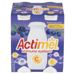 Jogurtový nápoj Actimel čučoriedka černica 4x100g Danone 5
