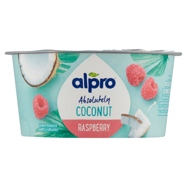Kokosová alternatíva jogurtu malina Alpro 120g VÝPREDAJ 1