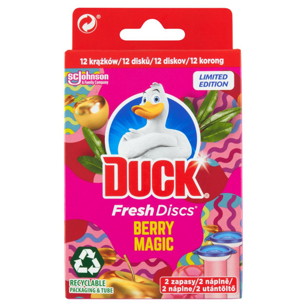 Duck Fresh Discs Berry Magic čistič WC NN 2x36 ml 1