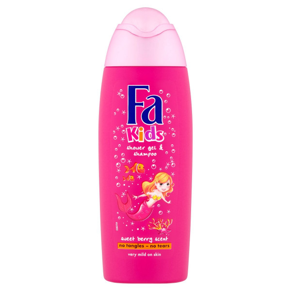 Fa Kids sprchovací gél a šampón Sweet Berry 250 ml 1