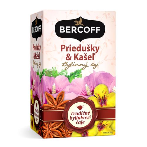Bercoff čaj Priedušky a Kašeľ, 30 g 1