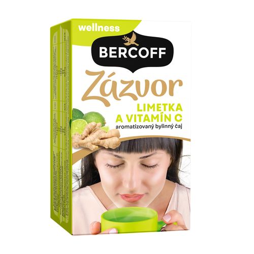 Bercoff čaj Zázvor limetka s vitamínom C, 36 g 1