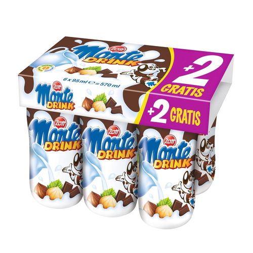 Monte mliečny nápoj ZOTT 6x95ml 1