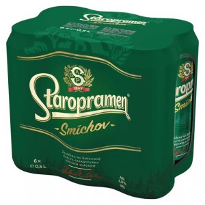 Pivo Staropramen Smíchov 10% 0,5l plech 6ks bal. 16