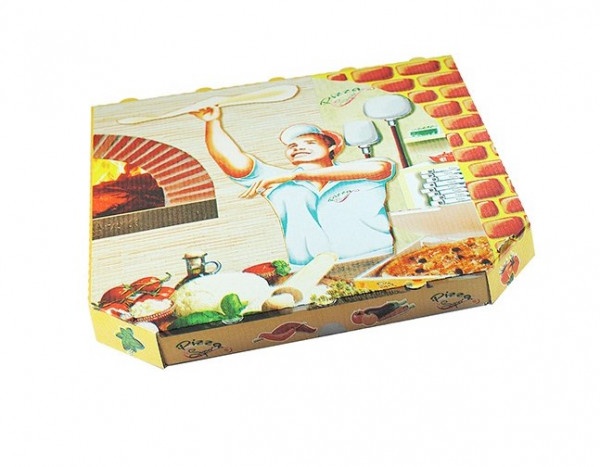 Krabica na pizzu z vlnitej lepenky 32x32x3cm,100ks 1