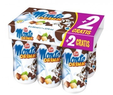 Monte mliečny nápoj ZOTT 6x95ml VÝPREDAJ 1