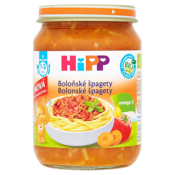 HiPP BIO Bolonské špagety príkrm, 250g 1