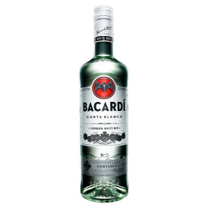 Bacardi Carta Blanca Rum 37,5% 0,7 l 5