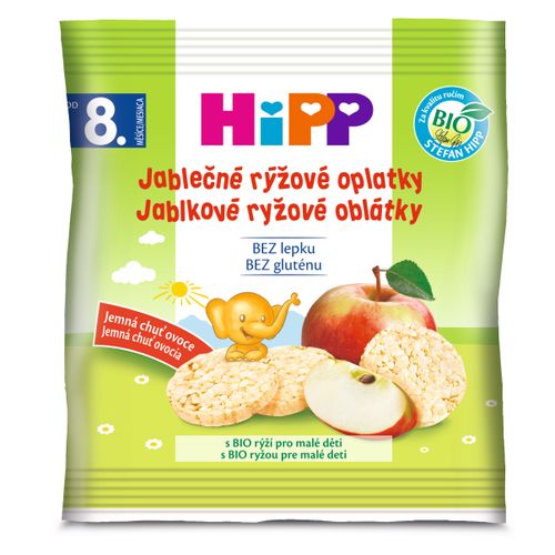 HiPP BIO Jablkové ryžové oblátky, 30g 1