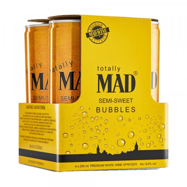 Mad Bubbles polosladké Szmolniczky 4x250ml 1