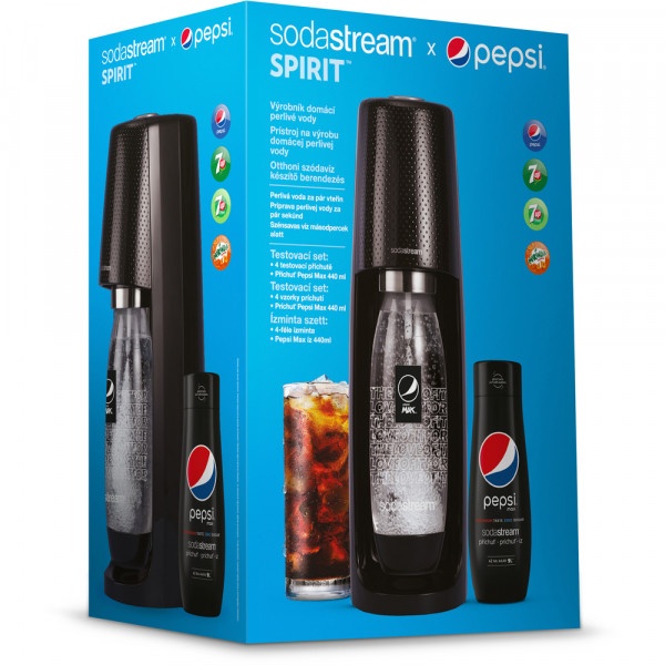 SodaStream Kompletný set Spirit Black Pepsi 2