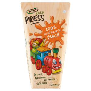 Rio Cold Press 100% Ovocný mix s broskyňami 200ml 6