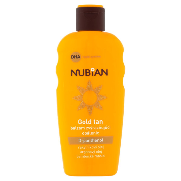 Nubian Gold Tan Balzam zvýrazňujúci opálenie 200ml 1