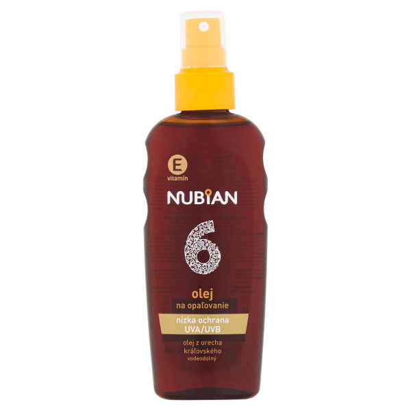 Nubian Olej na opaľovanie SPF6 150ml 1