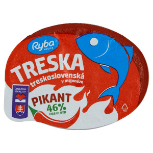 Treska v majonéze Treskoslovenská Pikant 140 g 2