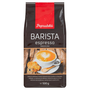 Popradská Barista espresso zrnková káva 500 g 23