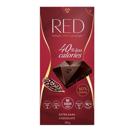 RED Extra horká čokoláda 60%kakaa 100g 1
