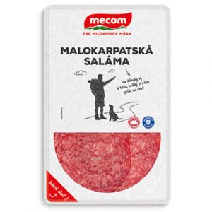 Saláma Malokarpatská 75g OA, Mecom 21