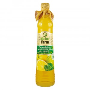 Sirup citrón-limetka-mäta-uhorka Natur Farm 700 ml 16