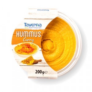 Taverna Hummus Curry - cícerový dip s karí 200g 9