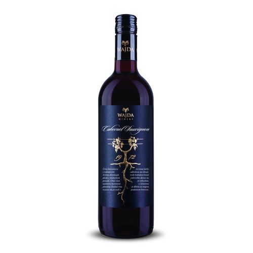 Víno č. Cabernet Sauvignon suché, Wajda 0,75l SK 1