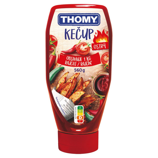 Kečup štiplavý 560g Thomy 1