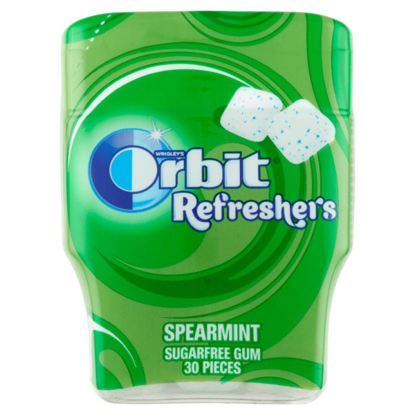 Wrigley's Orbit Refreshers Spearmint žuvačky 30ks 1
