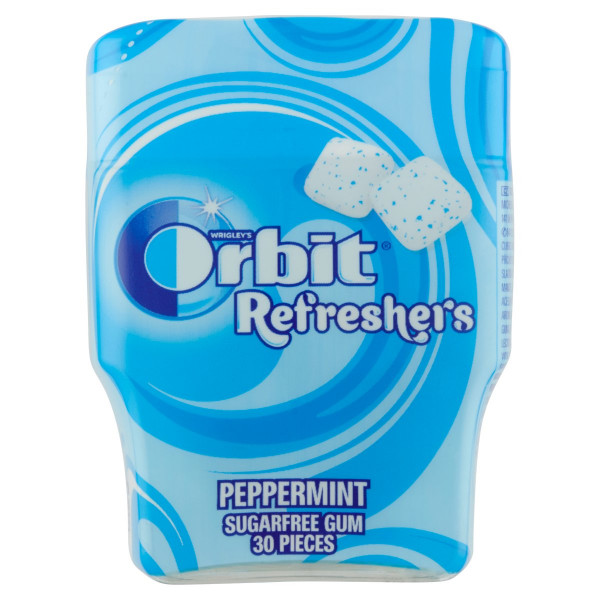 Wrigley's Orbit Refreshers Peppermint žuvačky 30ks 1