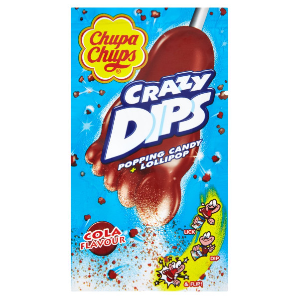 Chupa Chups Lízatko, Crazy Dips Cola 14 g 1