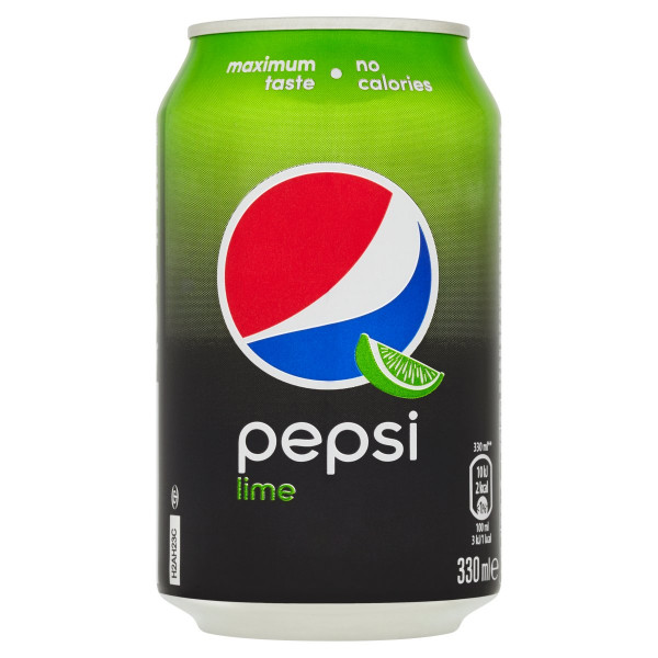 Pepsi Lime 330 ml plech 1