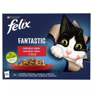 Felix Fantastic lahodný výber mäsový mix 12x85 g 2
