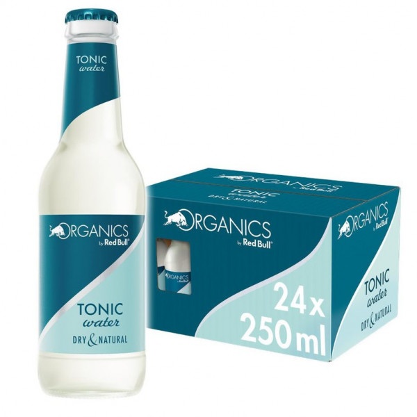 Red Bull Organics Tonic water 24 x 250ml sklo 1