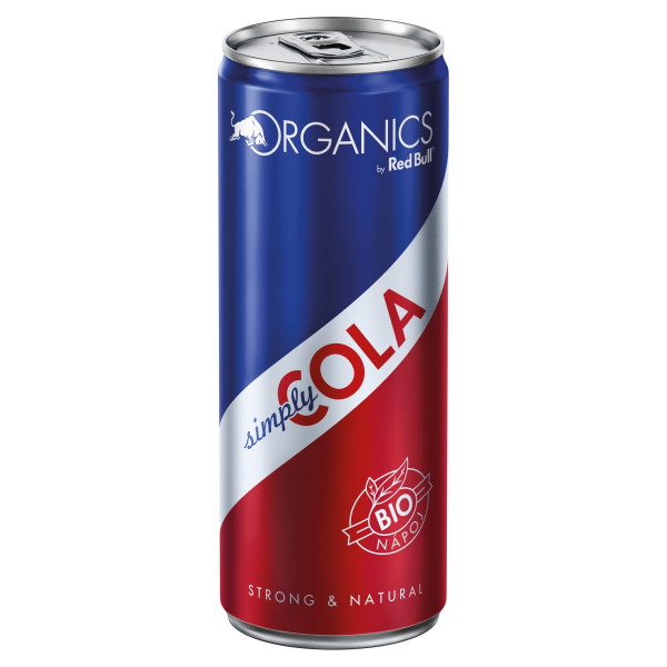 Red Bull Organics Simply Cola 250ml plech 1