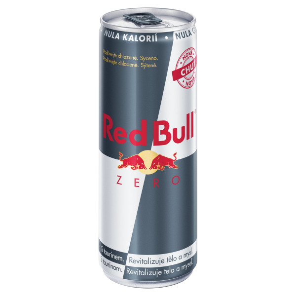 Red Bull Energy drink Zero 250ml plech 1