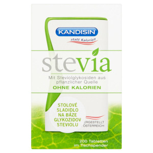 Stevia stolové sladidlo tablety Kandisin 14g/200ks 2